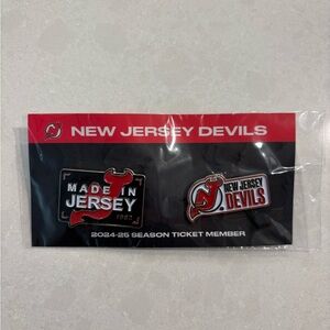NJ Devils Collectable Pins.